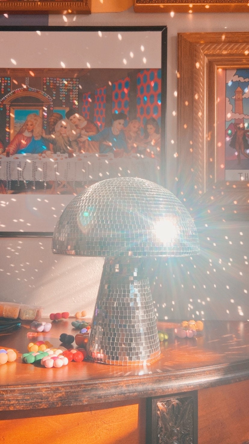 Disco Mushroom, Silver