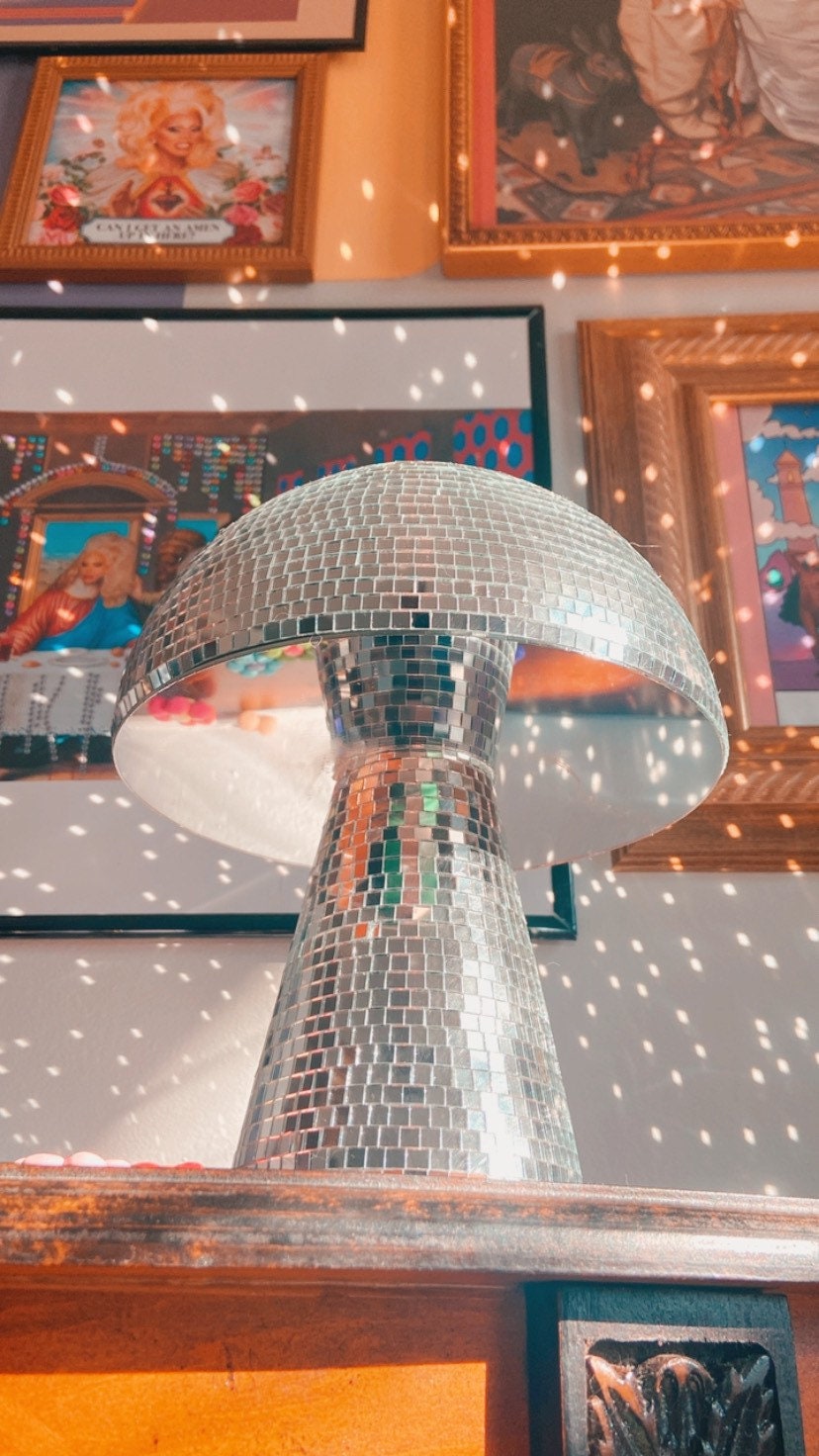 Disco Mushroom, Silver