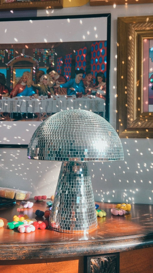 Disco Mushroom, Silver