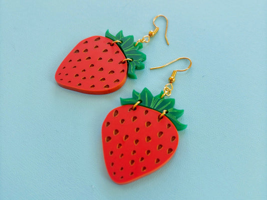 Strawberry Earrings