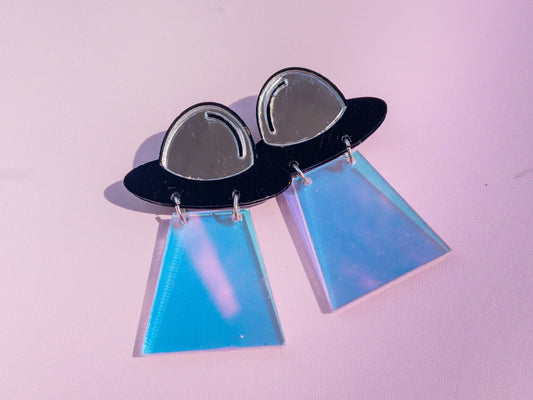 UFO Spaceship Earrings