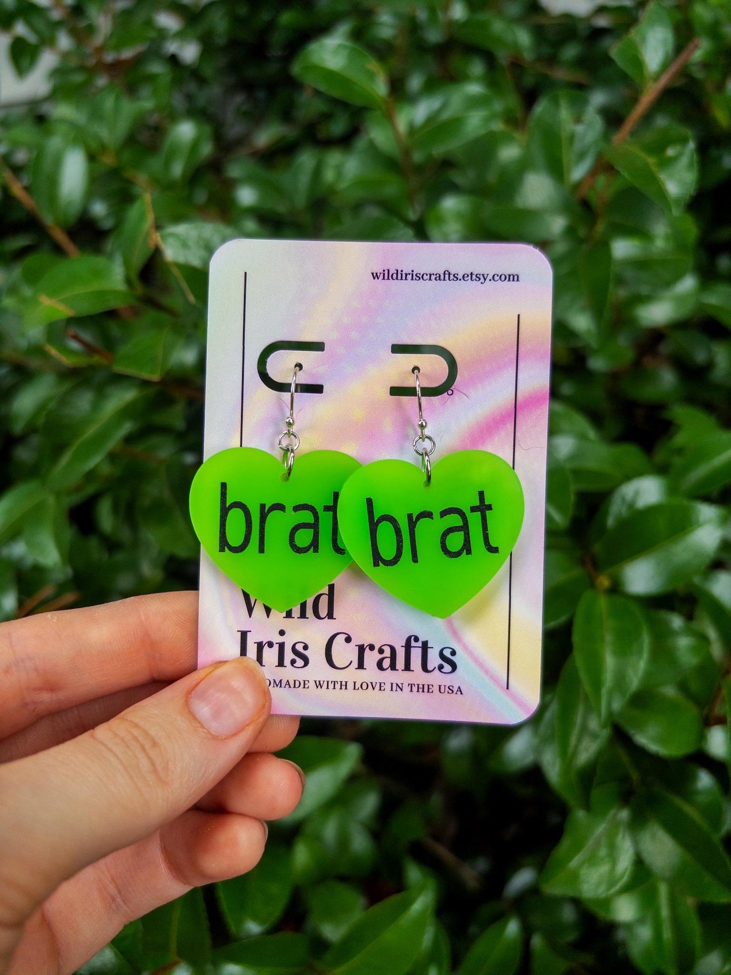 Brat Charli XCX Album Earrings